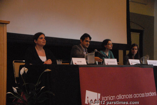 Professor Asli . Bli (UCLA School of Law) Dr. John Tehranian, Mitra Ebadolahi (ACLU),  Nakkisa Akhavan (UCLA School of Law) - UCLA (October 14, 2012)- by QH