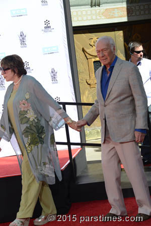 Christopher Plummer & Shirley MacLaine - Hollywood (March 27, 2015)