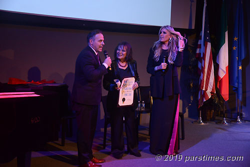 Claudia Cardinale, Tiziana Rocca, Joe Buscaino - LA (January 30, 2019) - by QH