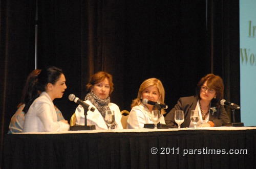 Nazanin Boniadi speaking at the Iranian Leadership Conference in Irvine  (January 30, 2011) - by QH