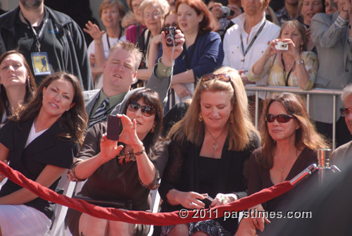 Angeleca Houston & Barbara Hershy - Hollywood (April 30, 2011)