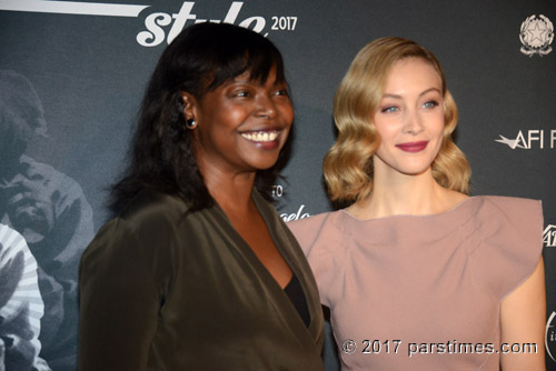 AFI Fest Director Jacqueline Lyanga & Sarah Gadon