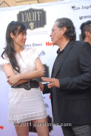 Lymari Nadal & Edward James Olmos - Hollywood (July 20, 2011) by QH