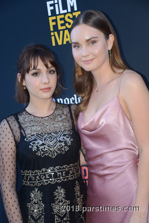 Hannah Marks and Liana Liberato