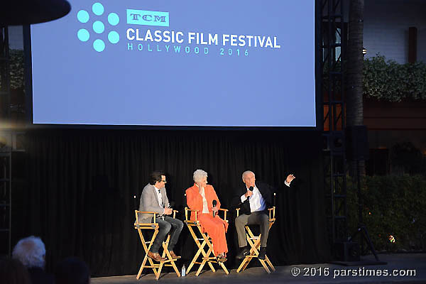 Ben Mankiewicz, Lee Meriwether, Adam West - Hollywood (April 29, 2016)