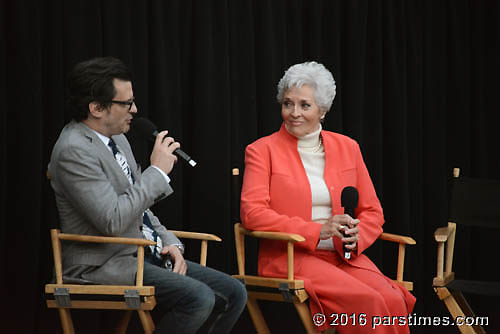 Ben Mankiewicz, Lee Meriwether - Hollywood (April 29, 2016)