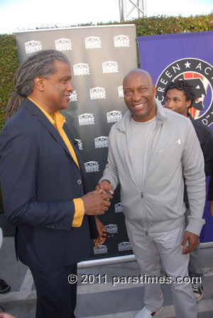 Film Independent's Elvis Mitchell & Director John Singleton - LA (June 23, 2011) by QH