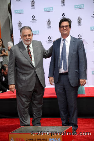 Francis Ford Coppola, Roman Coppola - Hollywood (April 29, 2016)