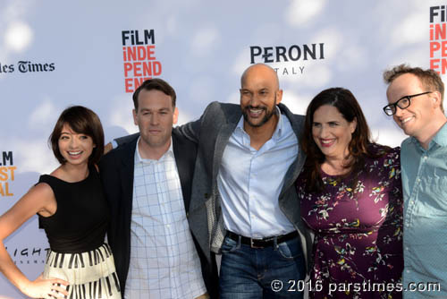 Kate Micucci, Director Mike Birbiglia, Keegan-Michael Key, Tami Sagher, Chris Gethard - Culver City (June 6, 2016)