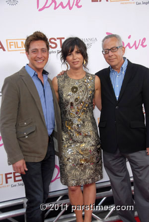 Interim Executive Director Sean McManus, LAFF Director Rebecca Yeldham and LAFF Artistic Director David Ansen - LA (June 17, 2011) by QH