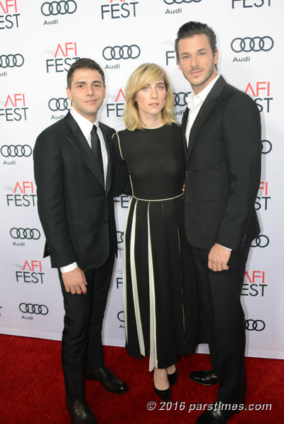 Xavier Dolan, Gaspard Ulliel, Nancy Grant - Hollywood (November 12, 2016)