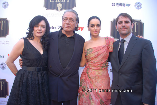 Edward James Olmos, Ana De La Reguera - Hollywood (July 25, 2011) by QH