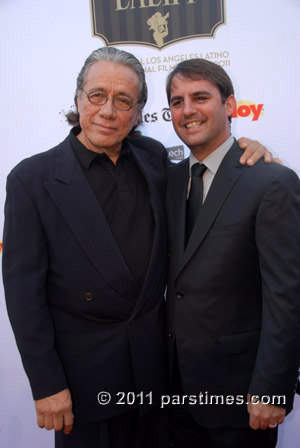 Marlene Dermer, Edward James Olmos, Ana De La Reguera, Roberto Orci - Hollywood (July 25, 2011) by QH