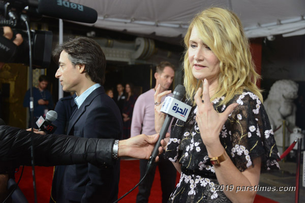 Laura Dern & Noah Baumbach - Hollywood (November 21, 2019)