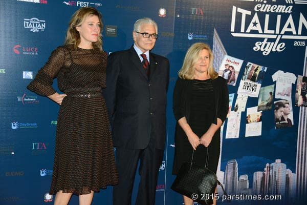 Actress Valeria Bruni Tedeschi  & Antonio Verde, Director Valeria Rumori - by QH