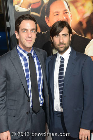 B.J. Novak; Jason Schwartzman - Hollywood (November 7, 2013