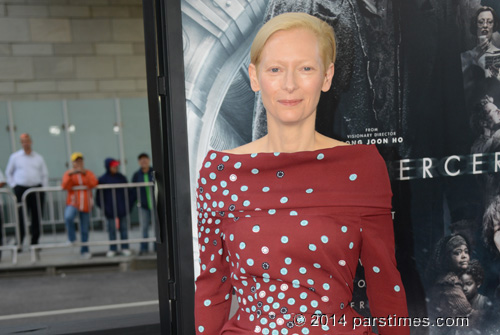 Tilda Swinton - LA (June 11, 2014) - by QH