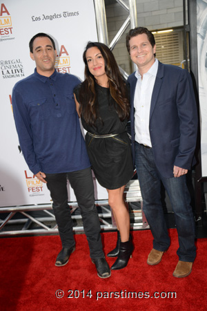 Director Elliott Lester, Producer Katrina Wolf, Producer Josh Weinstock - LA (June 11, 2014) - by QH