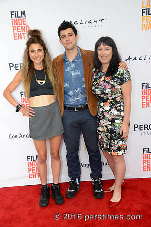 Co-directors Alexi Pappas, Jeremy Teicher, producer Laura Wagner - Culver City (June 4, 2016)