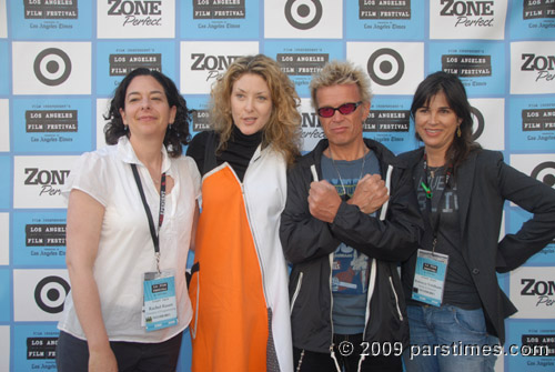 Rachel Rosen, Ondi Timoner ,Billy Idol,Rebecca Yeldham  - Westwood (June 21, 2009) by QH