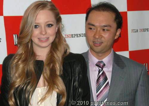 Director Philip G. Flores & Actress Portia Doubleday - LA (June 25, 2010) - by QH