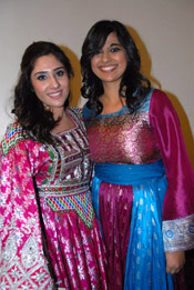 Afghan women in traditionl costume