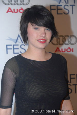 Actress Hannah Hughes - AFI Fest (November 2, 2007)- by QH