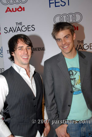 Charlie Capen and Hunter Huston  - AFI FEST 2007 (November 9, 2007)- by QH