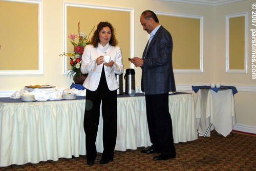 Anousheh Ansari & Husband Hamid (March 1, 2007) - by QH