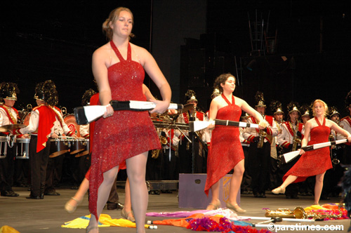 Web City High School Cardinal Pride Band,  Bandfest (December 31, 2005) - by QH