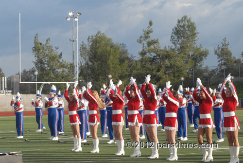 Morgantown HS Red & Blue Marching Band -  Morgantown, WV (December 30, 2012) - by QH