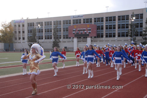 Morgantown HS Red & Blue Marching Band -  Morgantown, WV (December 30, 2012) - by QH