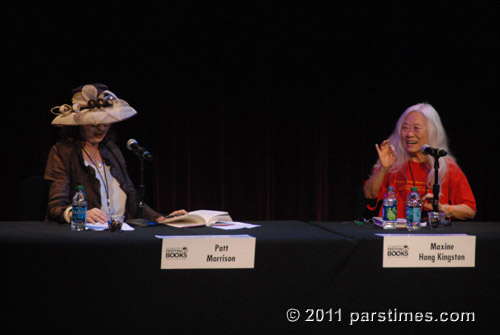 Pat Marisee & Maxine Hong Kingston - USC (April 30) - by QH