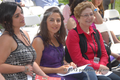 Shideh Etaat, Sheida Mohamadi, Partow Nooriala - USC (April 22, 2012) - by QH