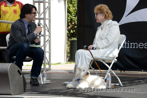 Debbie Reynolds - LA Times Book Fair - USC (April 20, 2013) - by QH