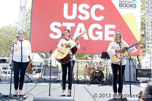 Trio Ellas - LA Times Book Fair - USC (April 20, 2013) - by QH