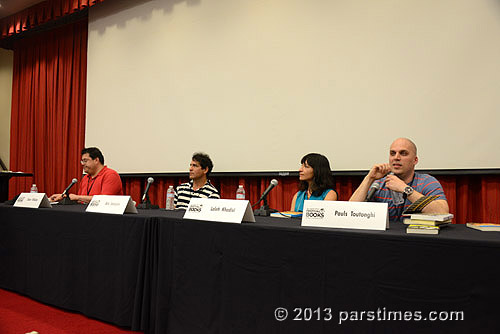 Immigrant Stories: Oscar Villalon, Aris Janigian, Laleh Khadivi, Pauls Toutonghi - LA Times Book Fair - USC (April 21, 2013) - by QH