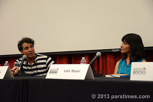 Aris Janigian, Laleh Khadivi - LA Times Book Fair - USC (April 21, 2013) - by QH