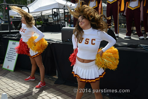 USC Marching Band & Song Girls - USC (April 13, 2014) - by QH