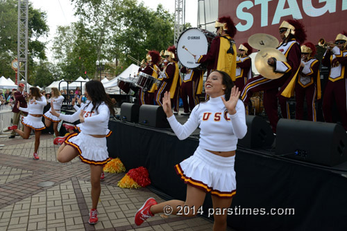 USC Marching Band & Song Girls - USC (April 13, 2014) - by QH