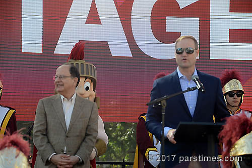 USC President Dr. C. L. Max Nikias &  Justin Dearborn - USC (April 22, 2017) - by QH