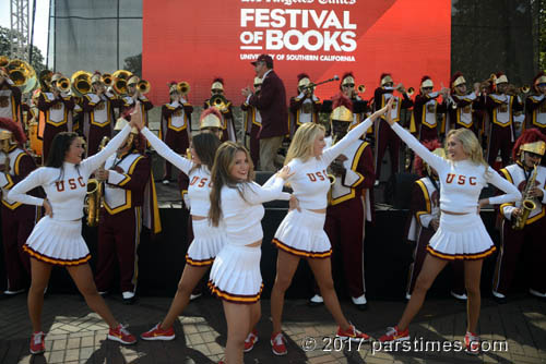 USC Song Girls & Trojan Marching Band - USC (April 22, 2017) - by QH