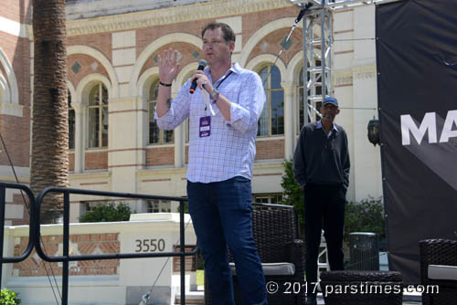 Josh Jenisch introduces Kareem Abdul-Jabbar - USC (April 22, 2017) - by QH