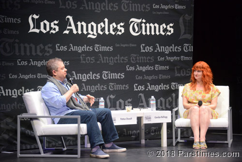 Carolyn Kellogg & Patton Oswalt - USC (April 22, 2018) - by QH