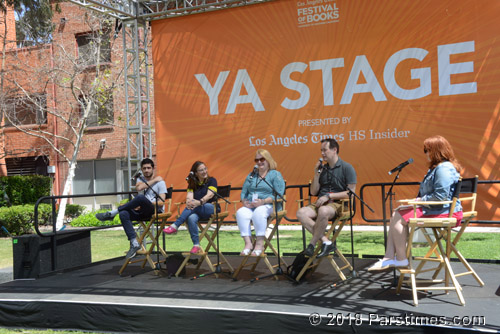 Young Adult Fiction Panel: Arvin Ahamdi, Cecil Castellucci, Rachel Cohn, David Levithan, Kayla Cagan - USC (April 22, 2018) - by QH