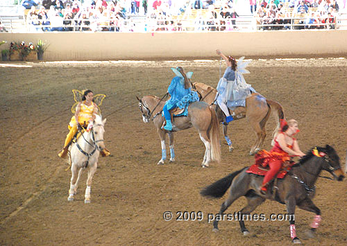 Giddy Up Gals Equestrian Drill Team - Burbank (December 29, 2009) - by QH