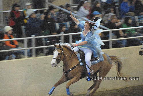 Giddy Up Gals Equestrian Drill Team - Burbank (December 29, 2009) - by QH