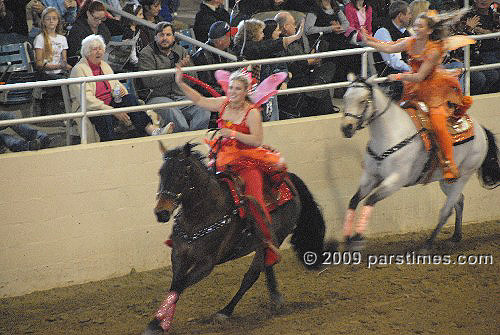 Giddy Up Gals Equestrian Drill Team - Burbank (December 29, 2009) - by QH