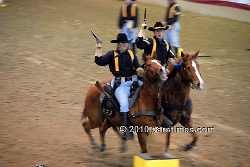 Members of the Horse Cavalry Detachment/1st Cavalry Division - Burbank (December 29, 2010) - by QH