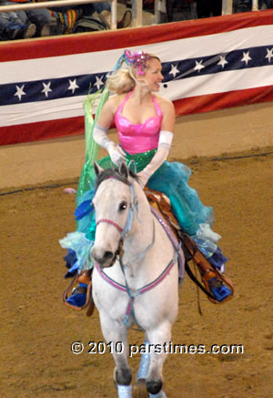 Members of the Giddy Up Gals Equestrian Drill Team - Burbank (December 29, 2010) - by QH